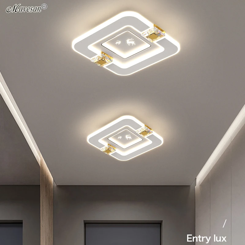 

Acrylic LED Aisle Ceiling Lamp For Corridor Hallway Bedroom Kitchen Loft Foyer Living Room Dining Room Office Indoor Home Light