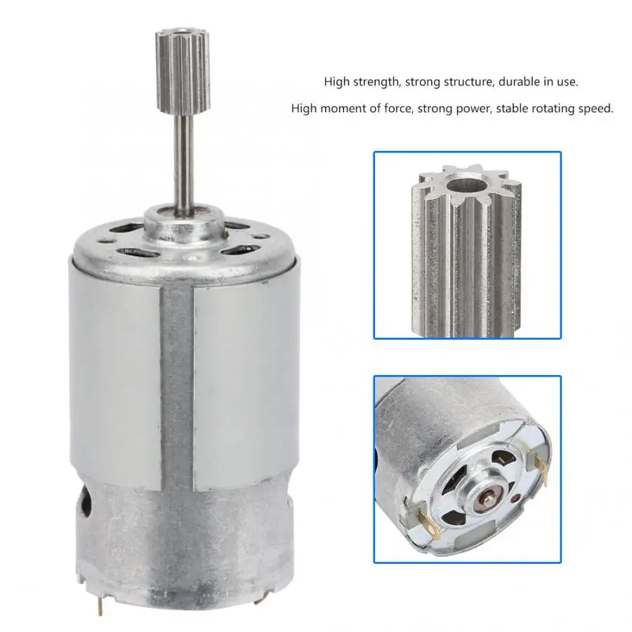 Высокоскоростной микромотор RS550 детский электромотор для игрушечного