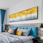 Настенный постер в скандинавском стиле, Настенная картина с абстрактным изображением золотого цвета для спальни, гостиной, современная простая роспись