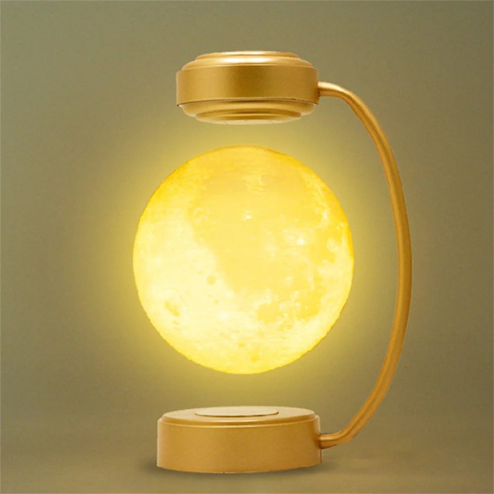 저렴한 3D LED 문 밤 빛 부동 램프 문 자기 부상 램프 참신 조명 Levitating 빛 침실 장식 조명