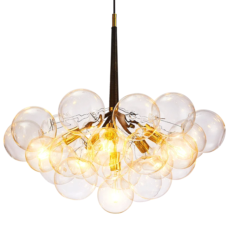

vintage crystal iron chandelier ceiling led light dining room bedroom luzes de teto nordic decoration home