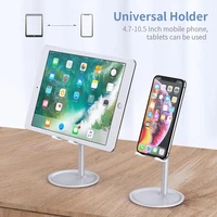 aluminum alloy desktop phone holder tablet stand for iphone ipad samsung xiaomi huawei smartphone universal holder 45%c2%b0 rotation