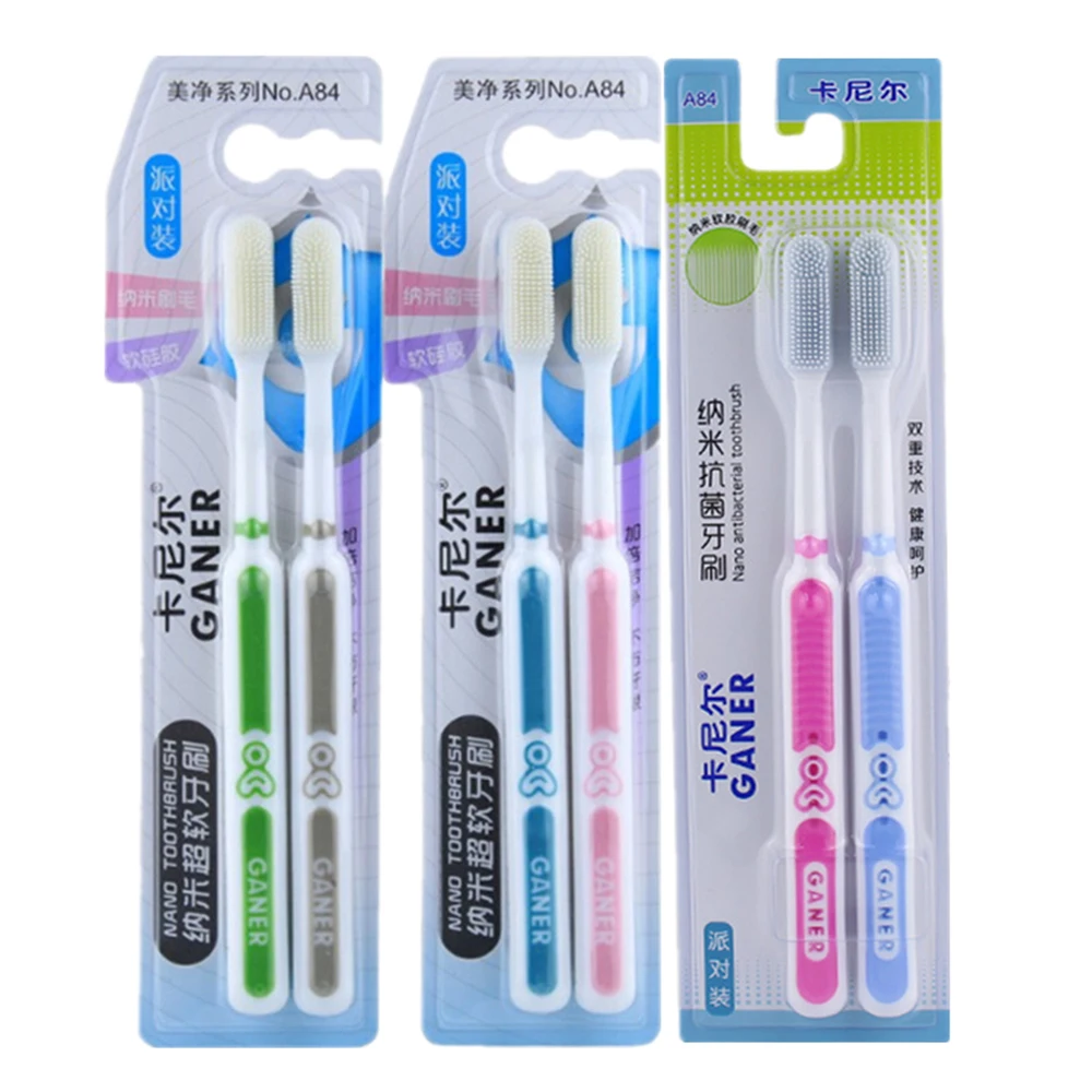 2 шт. Мягкие Силиконовые Зубные щётки|Зубные щетки| |