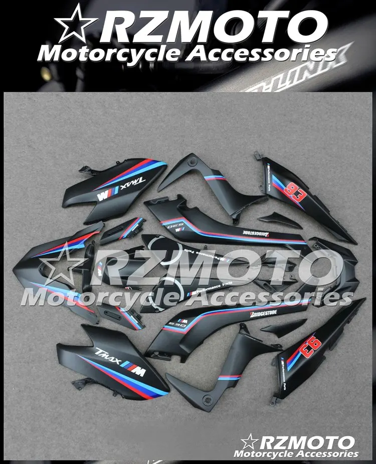 

Injection Mold New ABS Motorcycle Whole Fairings kit Fit for Tmax 530 2017 2018 Tmax530 17 18 Bodywork set Custom nice