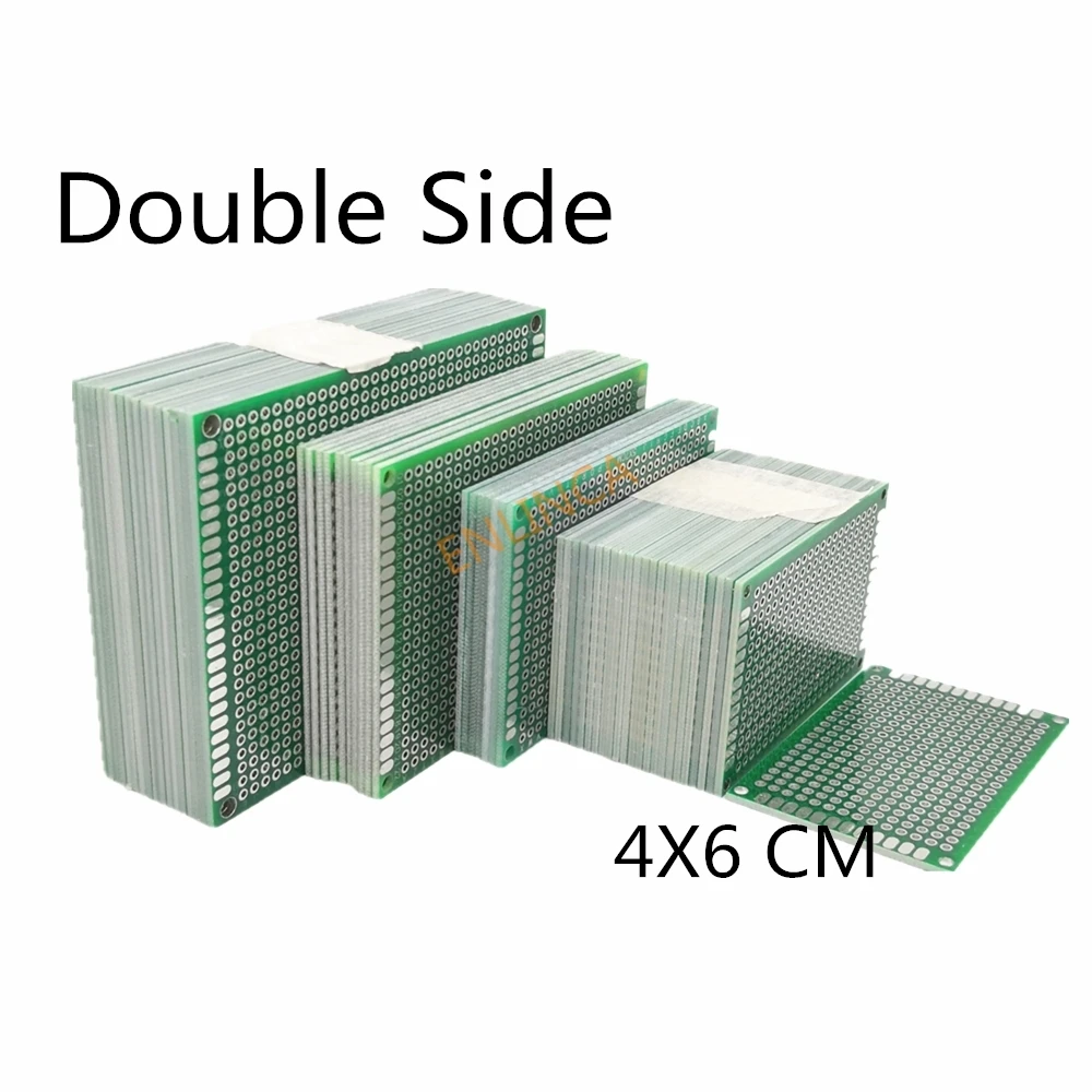 

5pcs 4x6cm Double Side Copper Prototype PCB 40*60mm Universal Printed Circuit Board Fiberglass Plate For Soldering Board