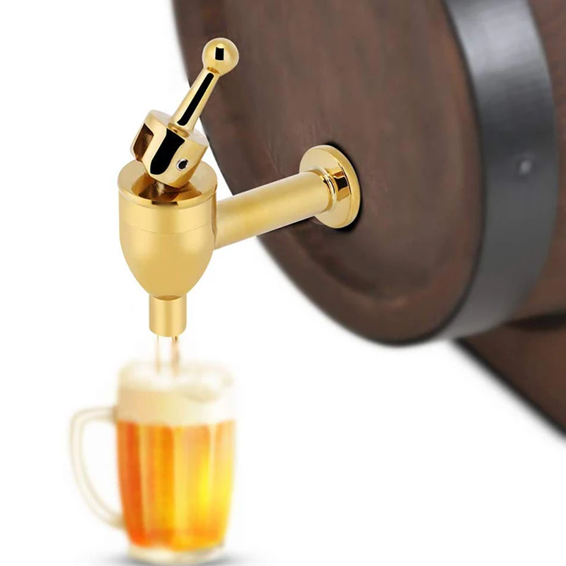 Barrel Beer Tap Copper Faucet Draft for Fermenter Wine Beverage Juice Dispenser Spigot Drink Kegs(G |