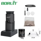 Портативный дымовой инфузор BORUiT, коптильное устройство для молекулярной кухни, генератор холодного дыма для приготовления пищи, мяса, барбекю, гриля