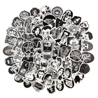 100 страшные черно-белые граффити-наклейки для мотоцикла, ноутбука, компьютера, автомобиля, сделай сам, гитары, холодильника и т. д.