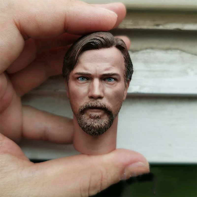 1/6 масштаб 32BBY Obi Wan Kenobi Jedi Master мужской мальчик голова резьба с шеей аксессуары
