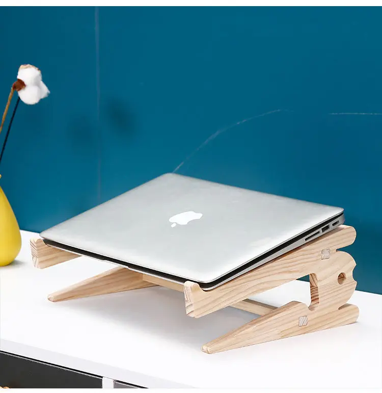 Подставка для ноутбука настольная подставка деревянная съемная