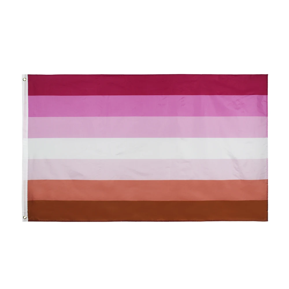 

Dsflag 3x5 футов 90x150 см ЛГБТ Радужный Лесбийский флаг для украшения