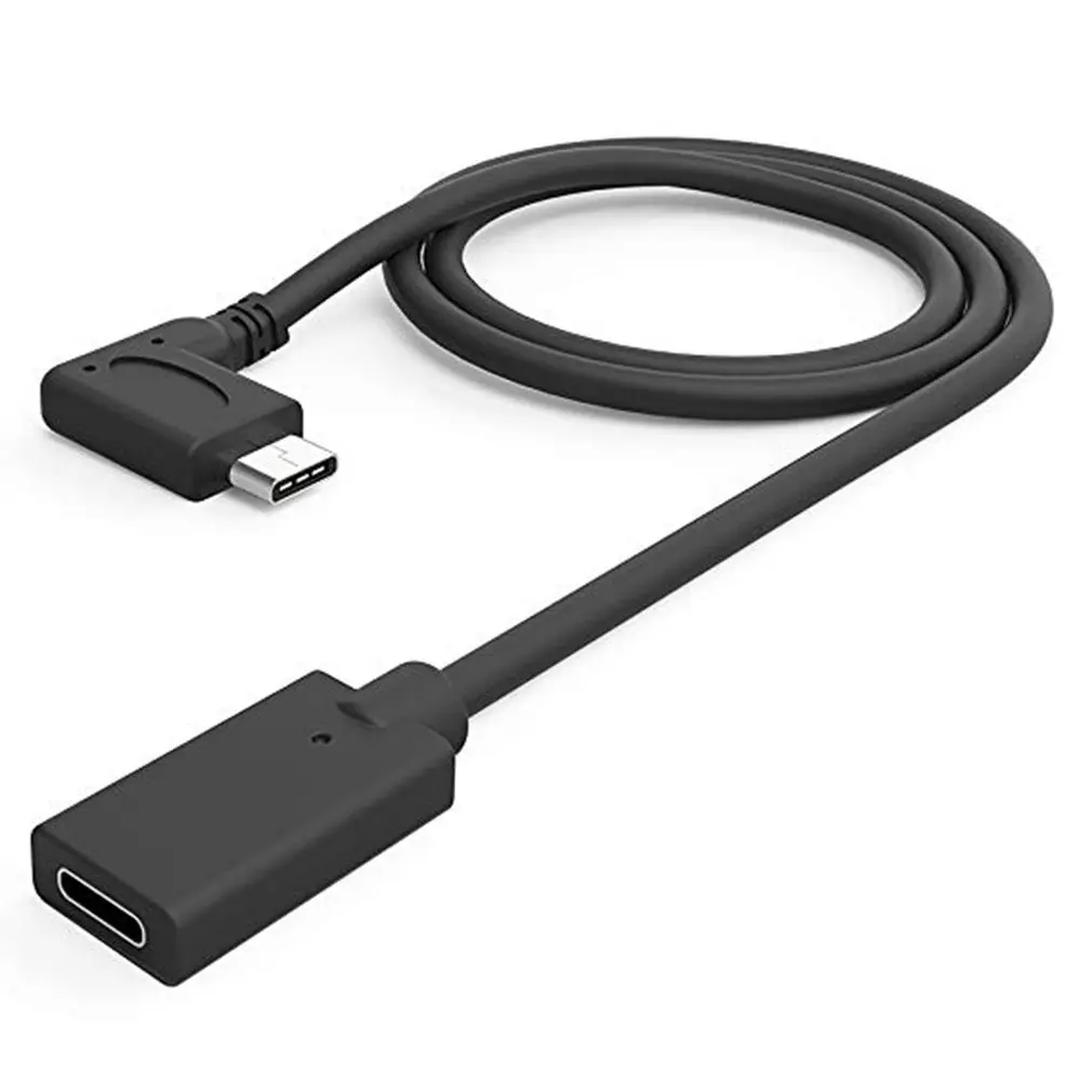 USB C кабель удлинитель Угловой 90 градусов usb type устройства передачи видео данных