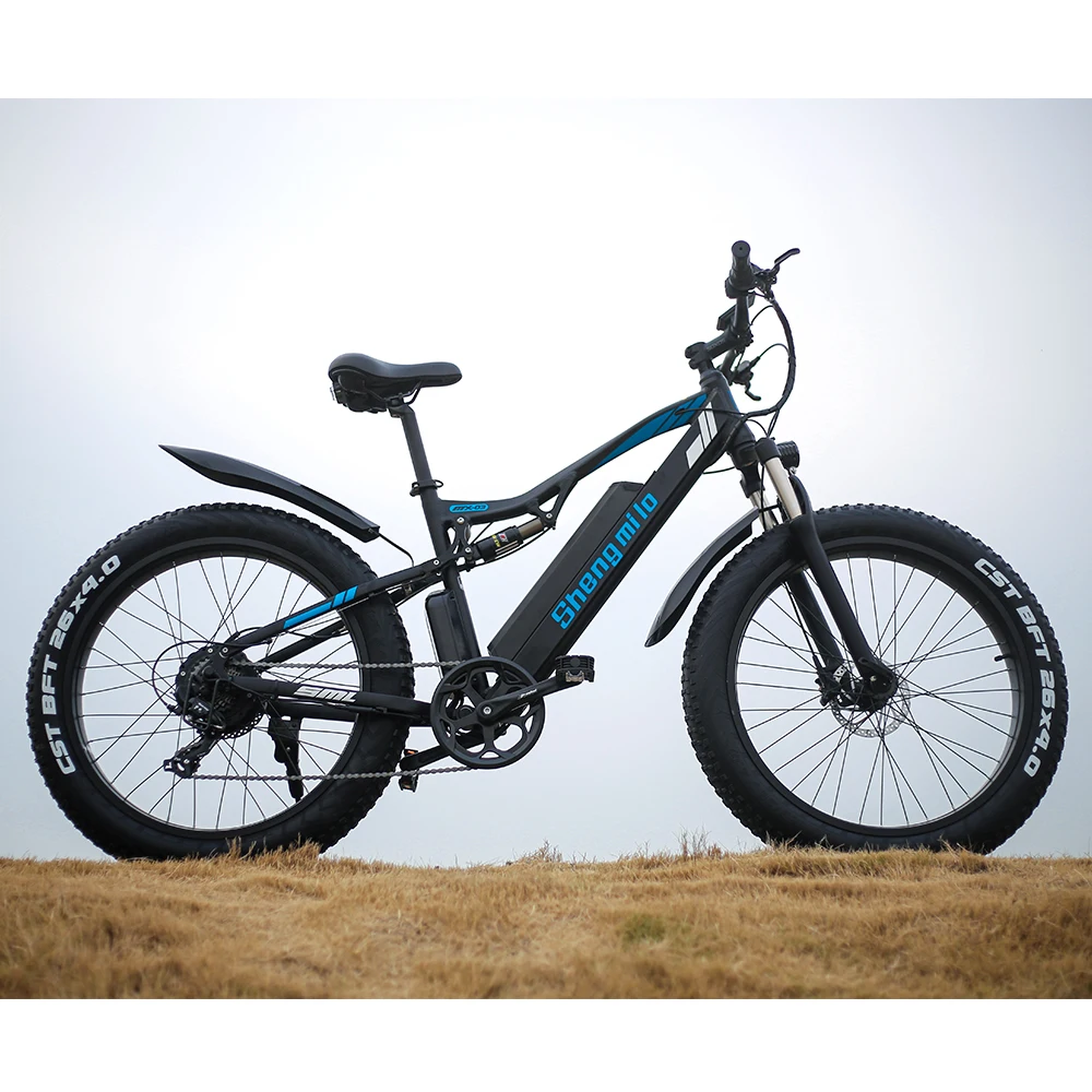 Sheng Milo 1000 Вт Электрический велосипед MX03 горный мужской с толстыми шинами сноубайк