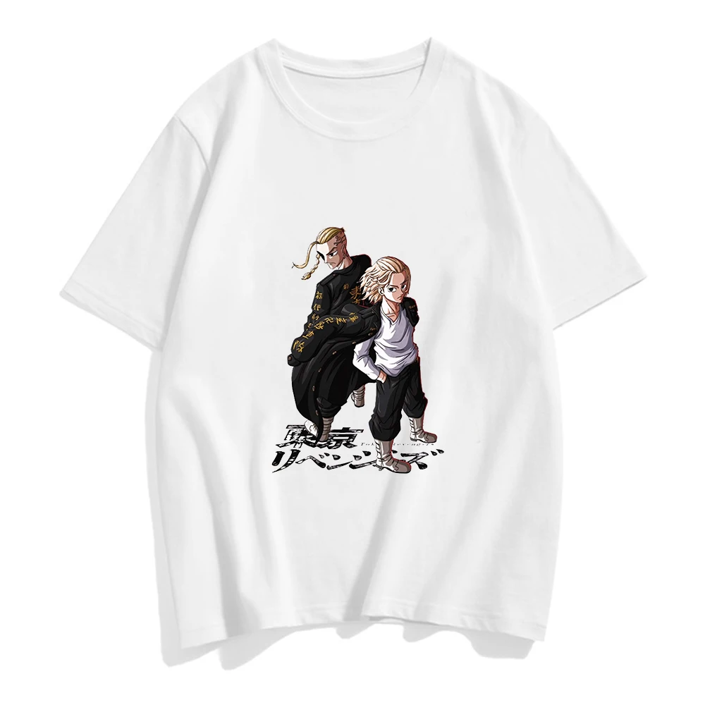 

Anime T Shirt Tokyo Revengers Women Casual Kawaii Manga Vintage Clothes Ullzang Unisex Aesthetic New Plus Size Tops Dropshipping