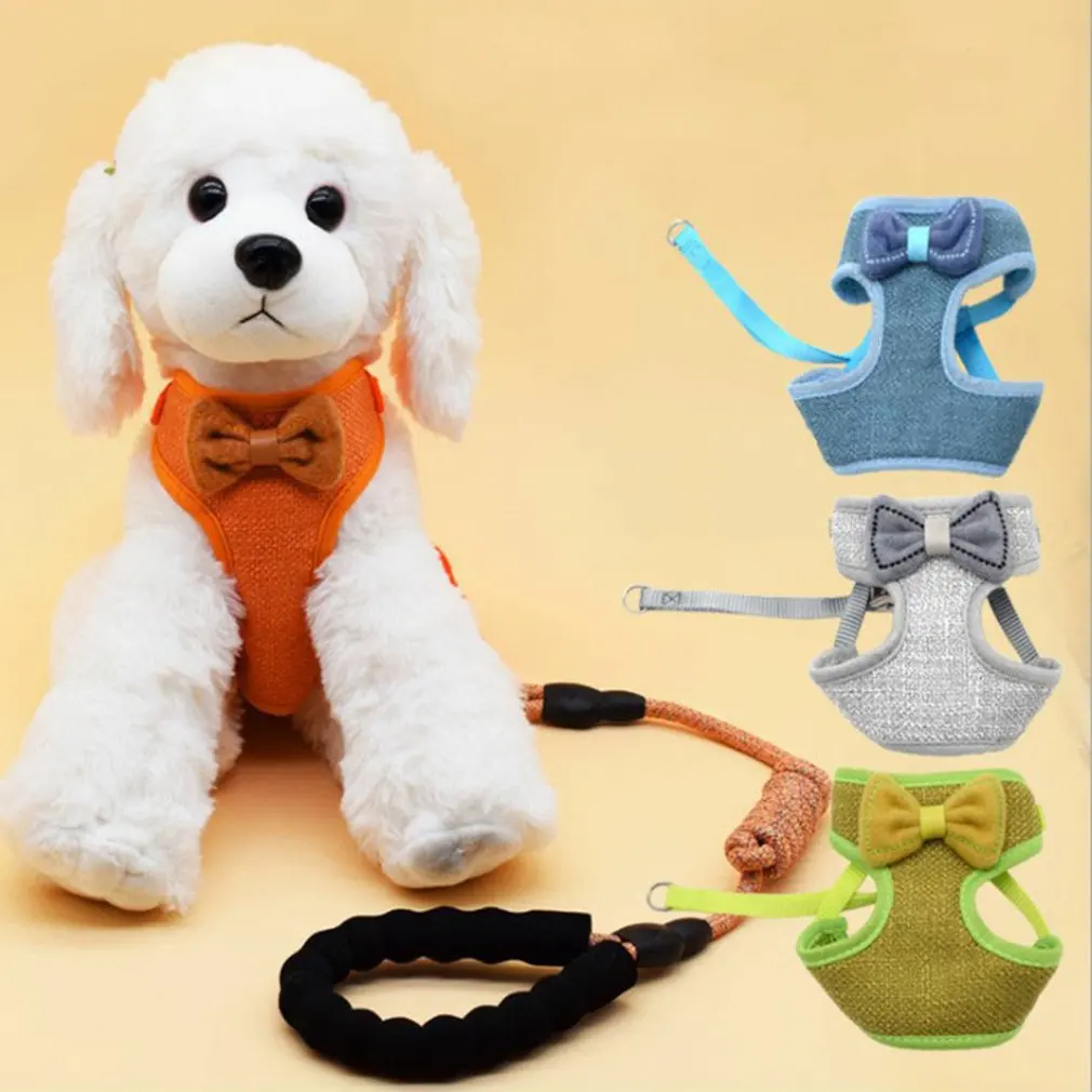 Двухслойная сетчатая Тяговая веревка для домашних животных Бабочка фестиваль