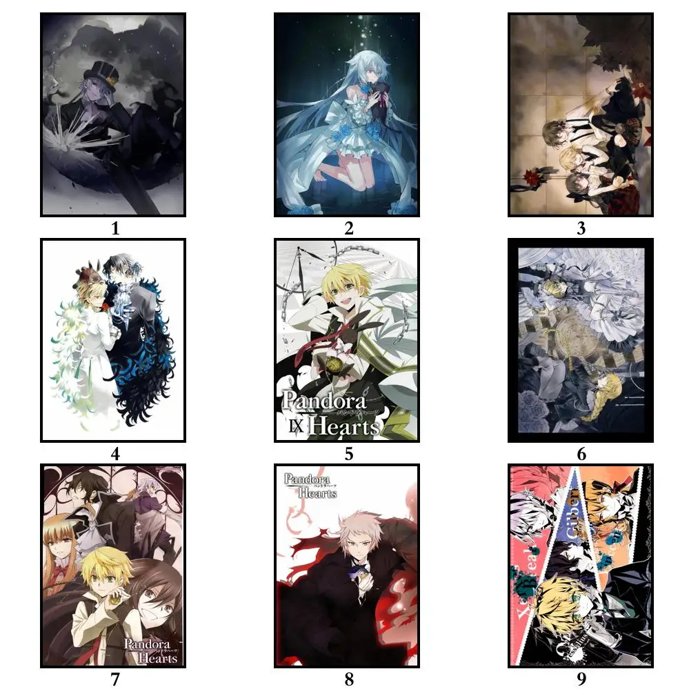 29 дизайнов аниме Пандора сердца белый бумажный плакат Oz суссалиус