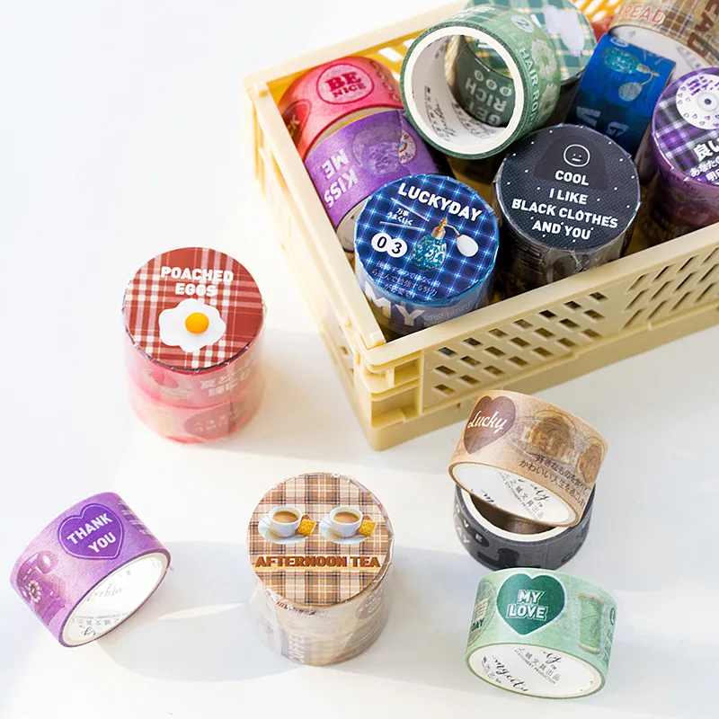 

20sets/1lot Decorative Adhesive Tapes Cosmic light wave Scrapbooking DIY Paper Japanese Stickers 3m
