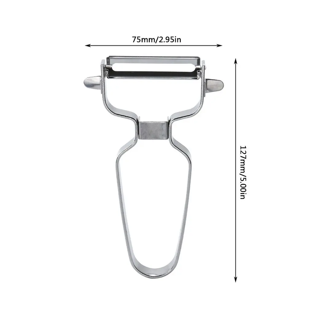 

Multi-function Paring Knife Stainless Steel Peeler Planer Kitchen Gadget Two-in-one Potato Melon