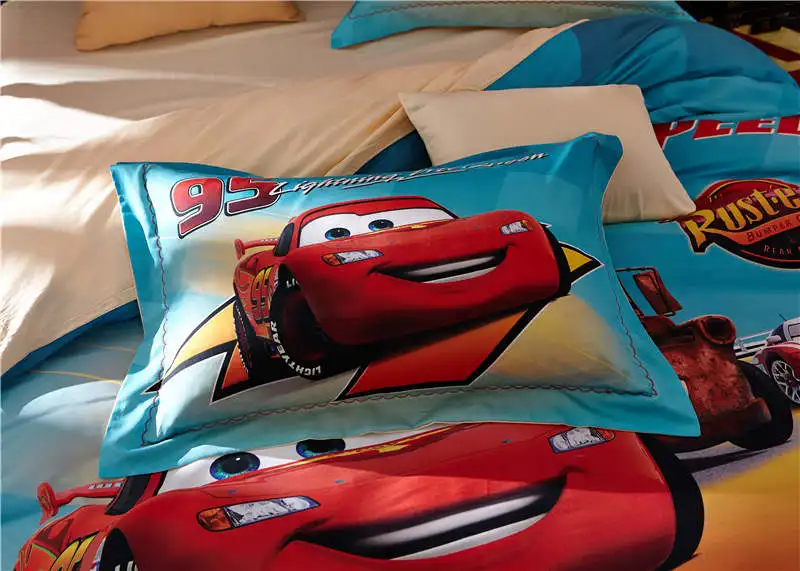 Комплект постельного белья с принтом Тачки | Дом и сад