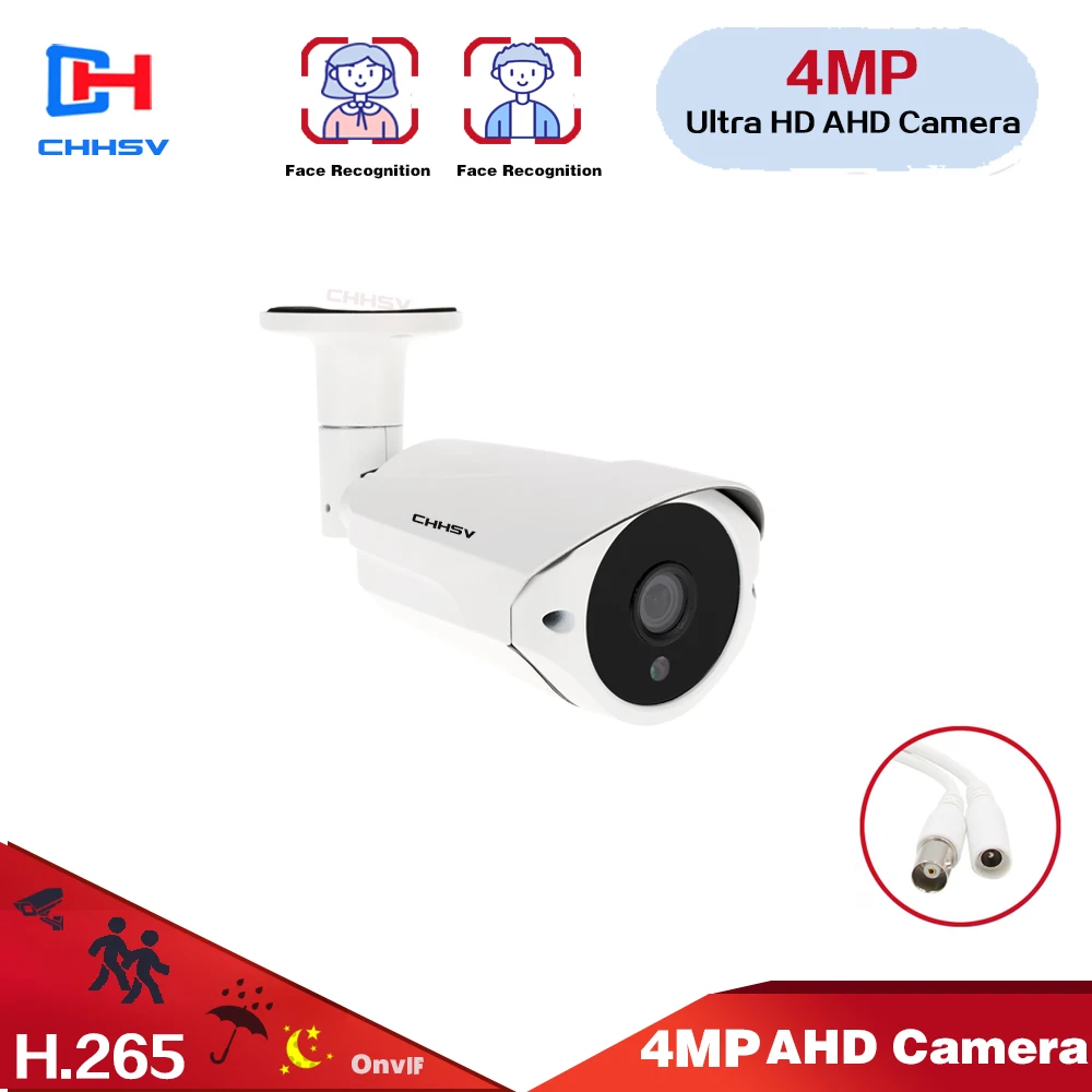 

New Super AHD Camera HD 4MP Surveillance Outdoor Indoor Waterproof 36PCS Infrared Security Analog Cameras System With Bracket
