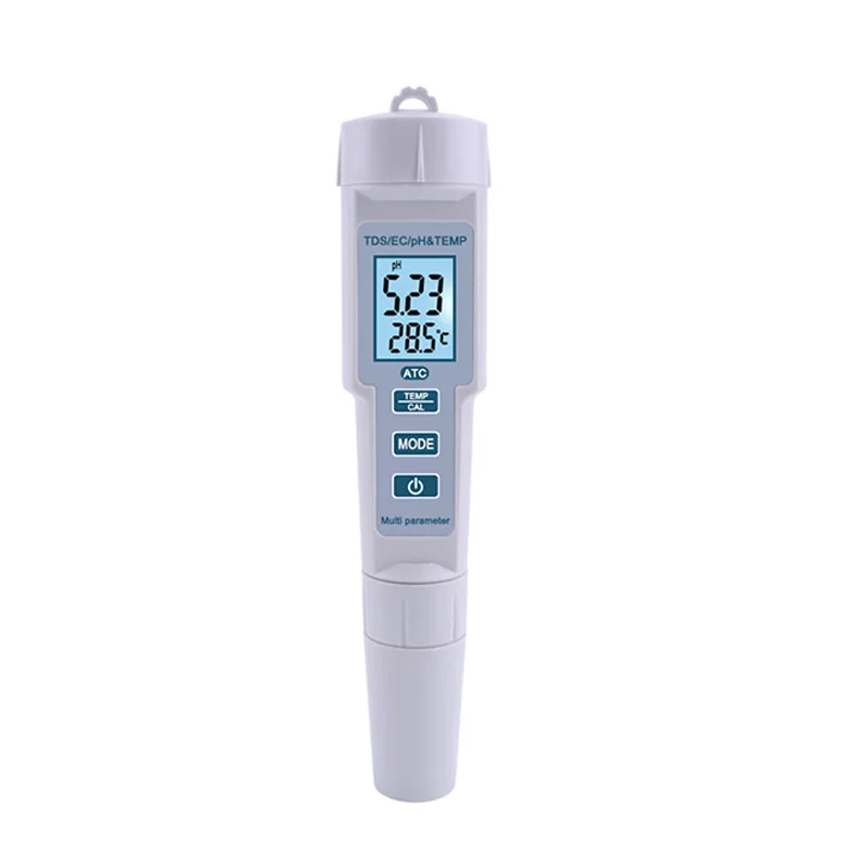 Test Pen Water Quality Detector PH-686 Four-in-one PH/EC/TDS/ Temperature Measuring Tool PH Hardness Conductivity YZ | Инструменты