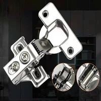 stainless steel hydraulic kitchen hinge furniture cupboard hinges door hinges hardware cup 35mm buffer damper for cabinet