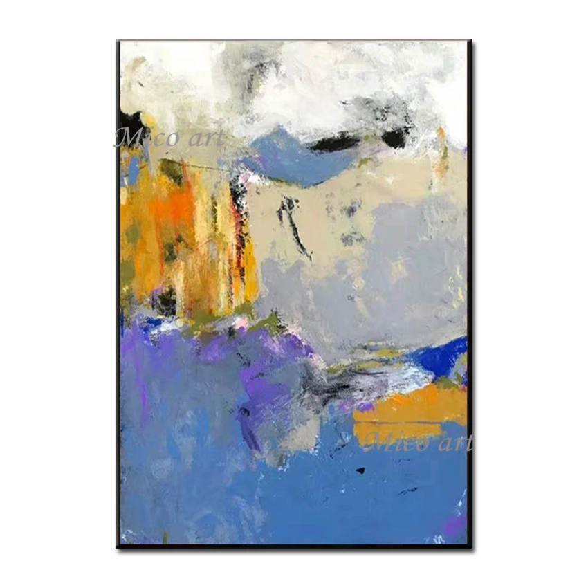 

Unframed Abstract Oil Painting Textured Canvas Wall Art High Quality Canvas Picture Wall Hangings Artwork For Living Room Decor