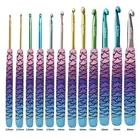 Набор керамических крючков для вязания, набор спиц для вязания, смешанные цвета, крючки для вязания, инструменты для вязания, аксессуары для вязания