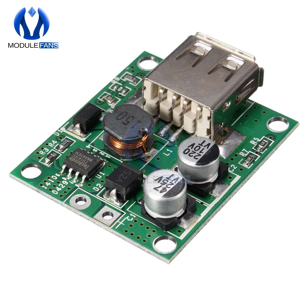 Блок питания с солнечной панелью 5 В 2 А контроллер заряда USB регулятор напряжения