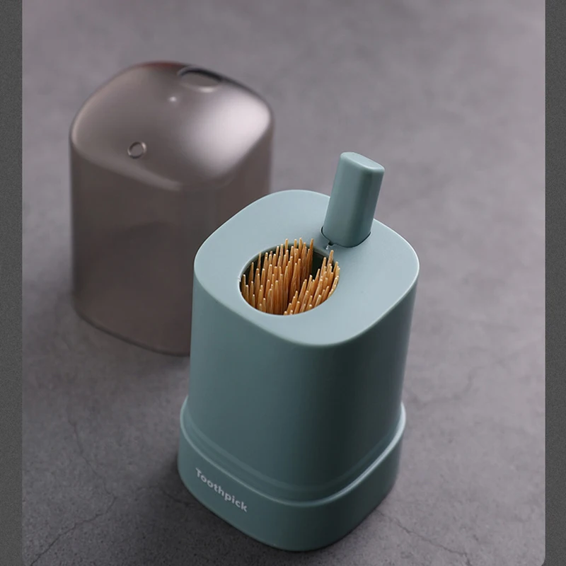 

Portable Pop-up Toothpicks Box Automatic Pop up Toothpick Dispenser Container Toothpick Holders For Home Restaurant Kitchen