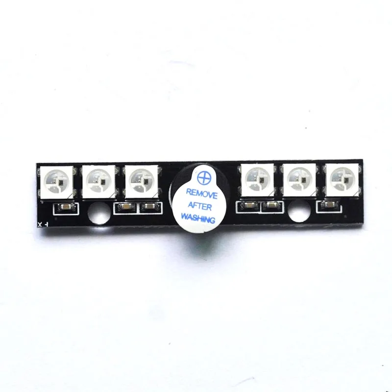 Светодиодный индикатор Matek System WS2812B 5 В Buzzer 2812 buz 6 чипов RGB arduino NAZE32 FC cleanflight Skyline32|matek