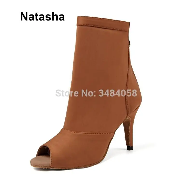 Na tasha/современная танцевальная обувь танцевальные сапоги на высоком каблуке для