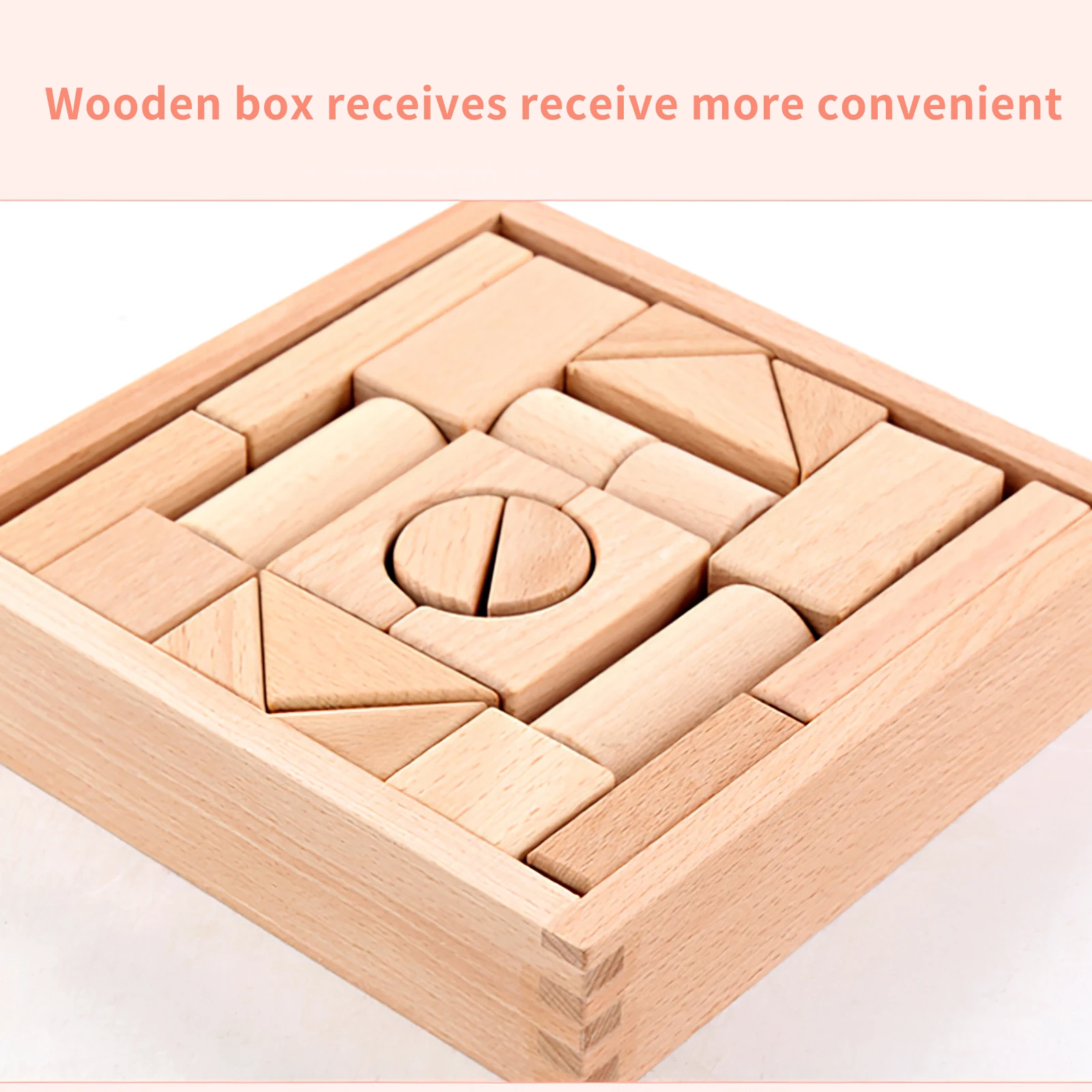 

22 шт., детский Деревянный конструктор «сделай сам»