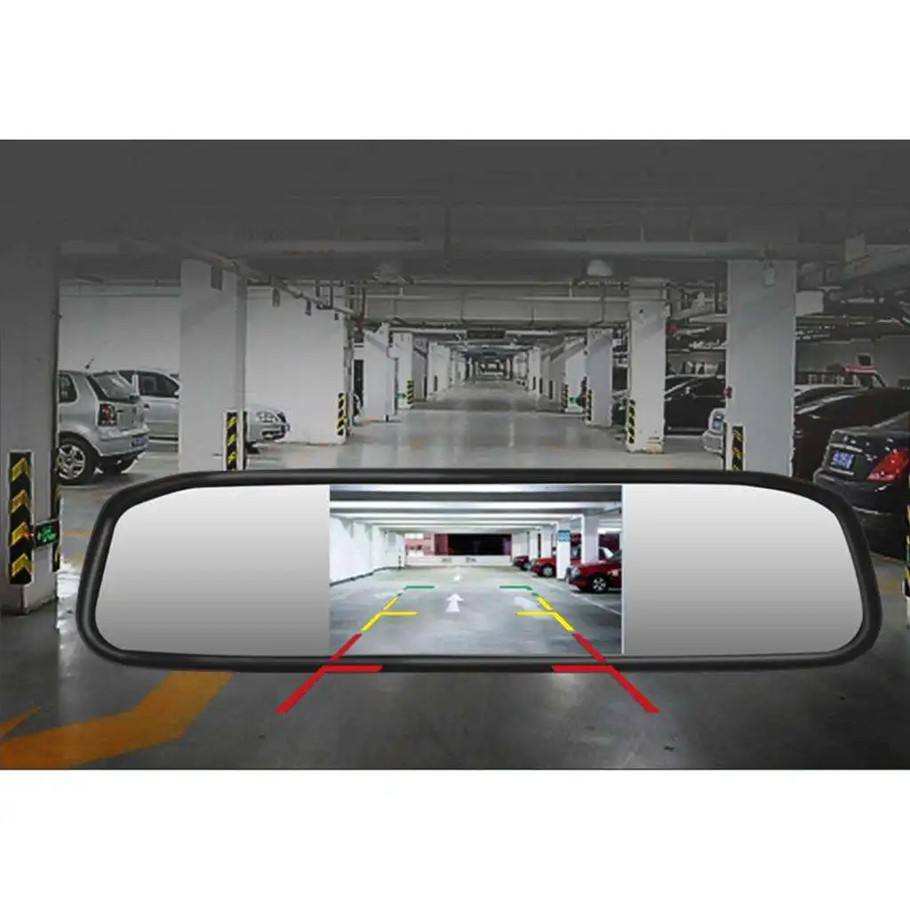 

4.3" LCD Display Monitor Rearview Mirror Rearview Mirror AUTO CAR DVD AV