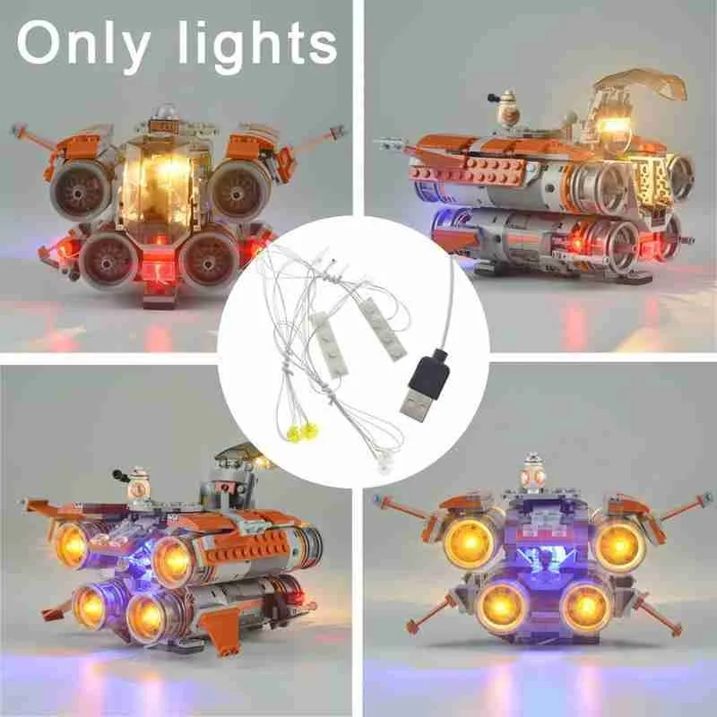 

1 Led Light Kit Mtele Led Light Kit For 75178 The Compatible (not Jumper Model) Jakku With 05111 Include The Quad P1Q7