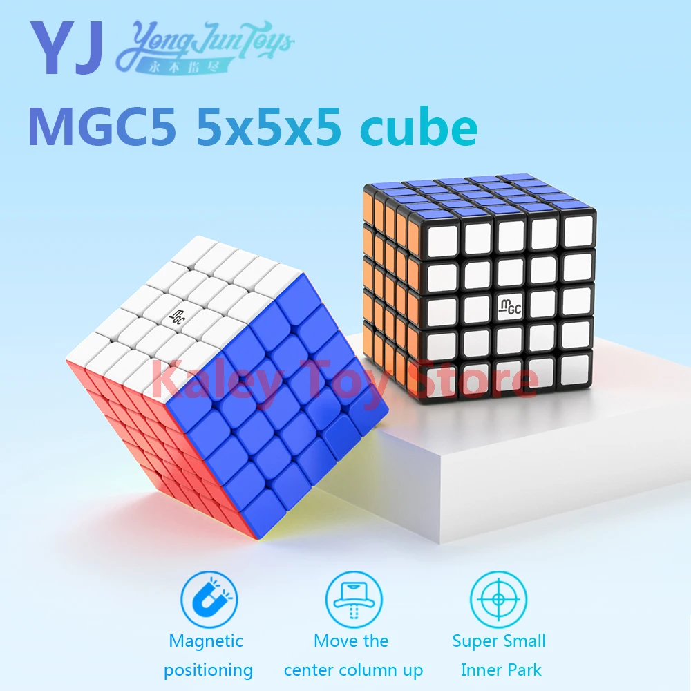 

Yongjun MGC 5 5x5x5 Magic Magnetic Cube YJ MGC5 5x5 Magnets Speed Cubes Professional Stickerless Puzzle Cube