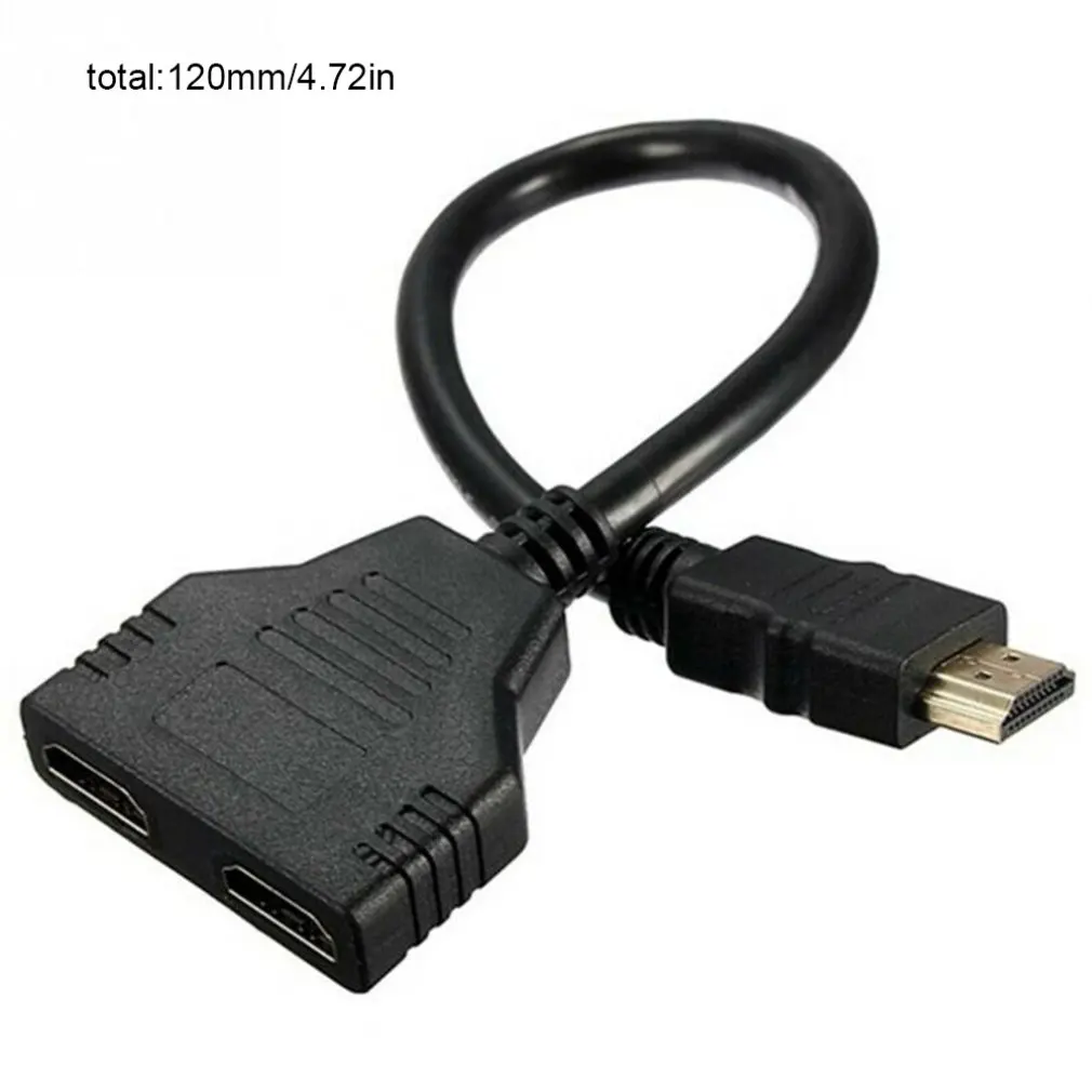 Изысканный прочный 1080P HDMI-совместимый порт папа-2 мама 1 в 2 Выход разделитель