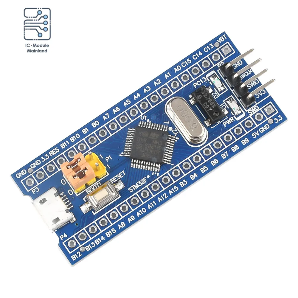 STM32F103C6T6 ARM STM32 Minimum System Development Board Module Embedded Microcomputer Core Board STM32F103C8T Board