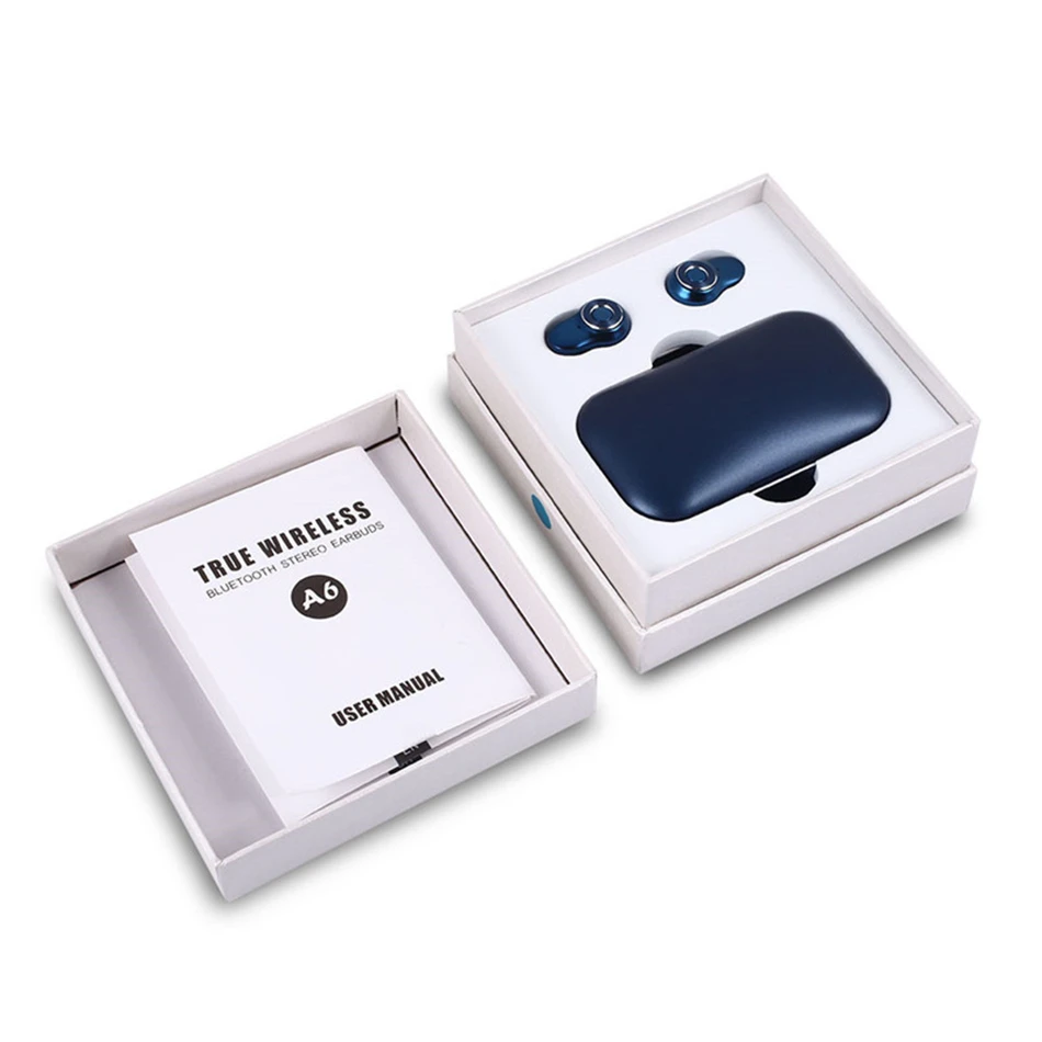 Bluetooth наушники новые airdots tws A6 pro беспроводные наушники спортивные наушники с зарядным устройством 3500 мАч супер бас качество звука