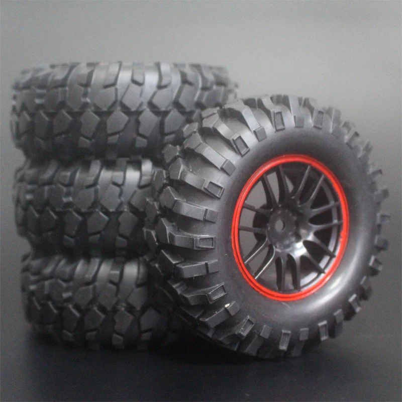 4x1 9 дюйма 96 мм резиновые шины покрытые колесные диски для D90 D110 SCX10 CC01 RC Рок