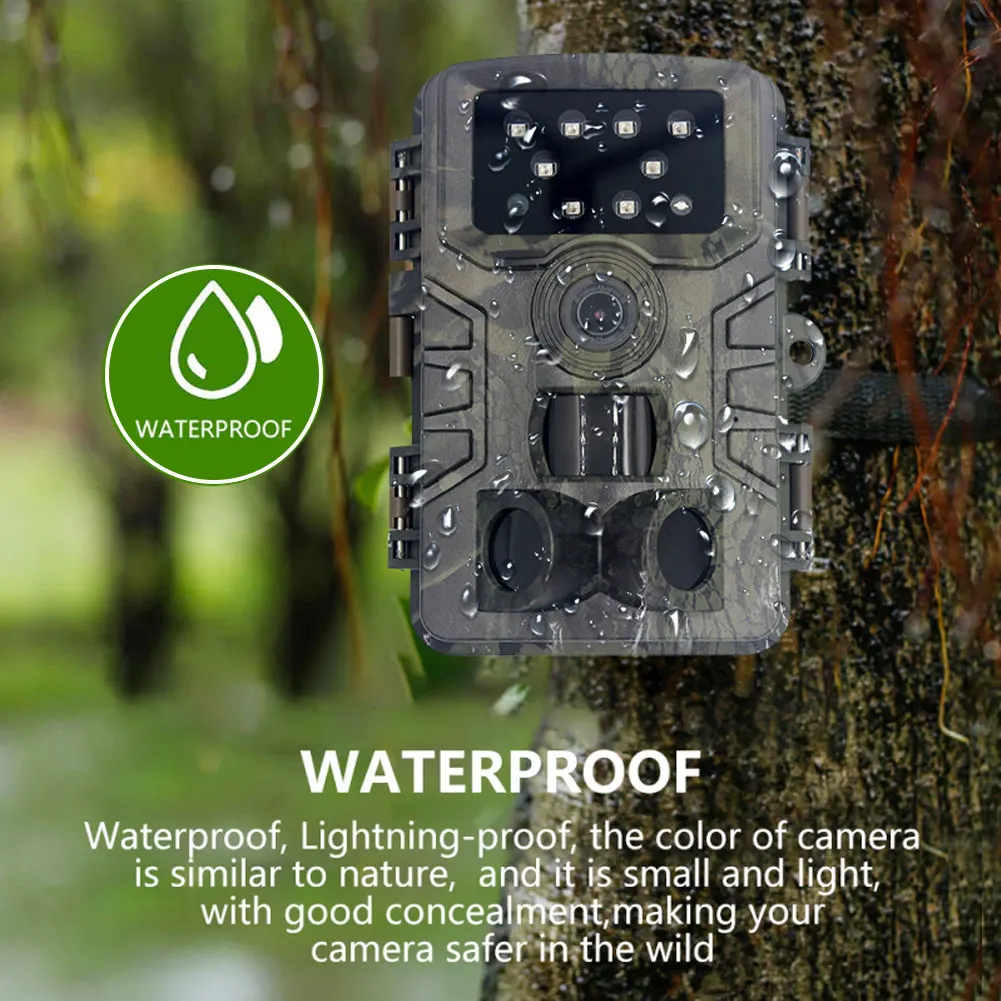 

Hunting Camera Wildlife Camera With Night Vision Motion Activated Outdoor Trail Camera Trigger Wildlife Scouting PR700