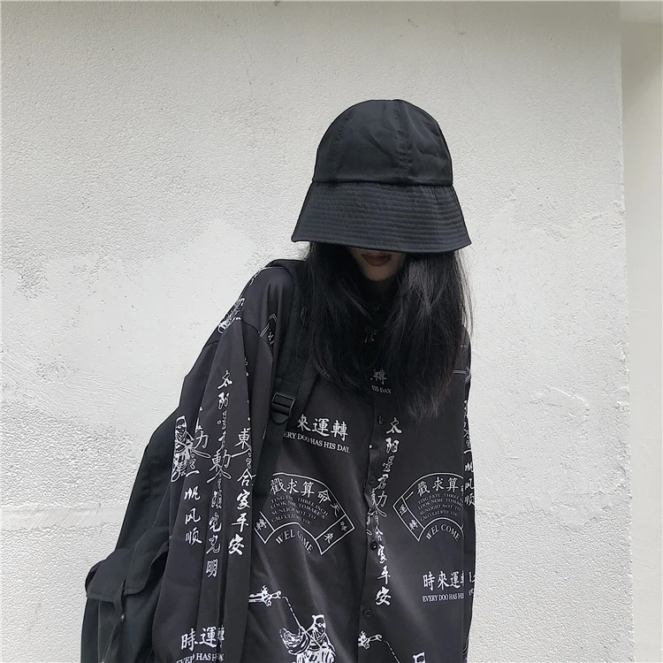 Neploe Harajuku китайская блузка с буквенным принтом свободная негабаритная уличная Футболка Топ рубашка корейский хип хоп панк блузки Blusas 55043