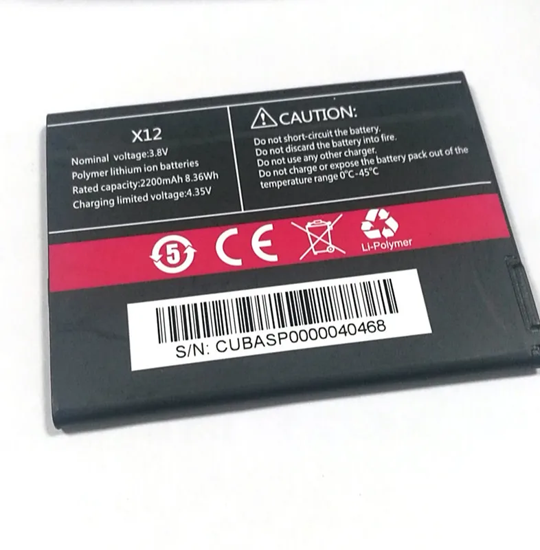 Westrock 2200mAh X12 Высококачественный аккумулятор для сотового телефона CUBOT X12