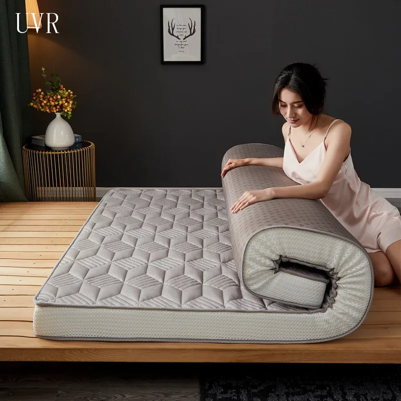 UVR Thai Latex Mattress Hotel Mattress Four Seasons Cushion Super Soft Floor Mat Thicken Tatami  Breathable Pad Bed Hot Sell
