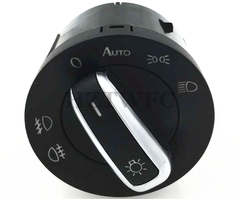 Новая хромированная кнопка переключения стекла для фар VW Passat B6 Jetta Golf MK5