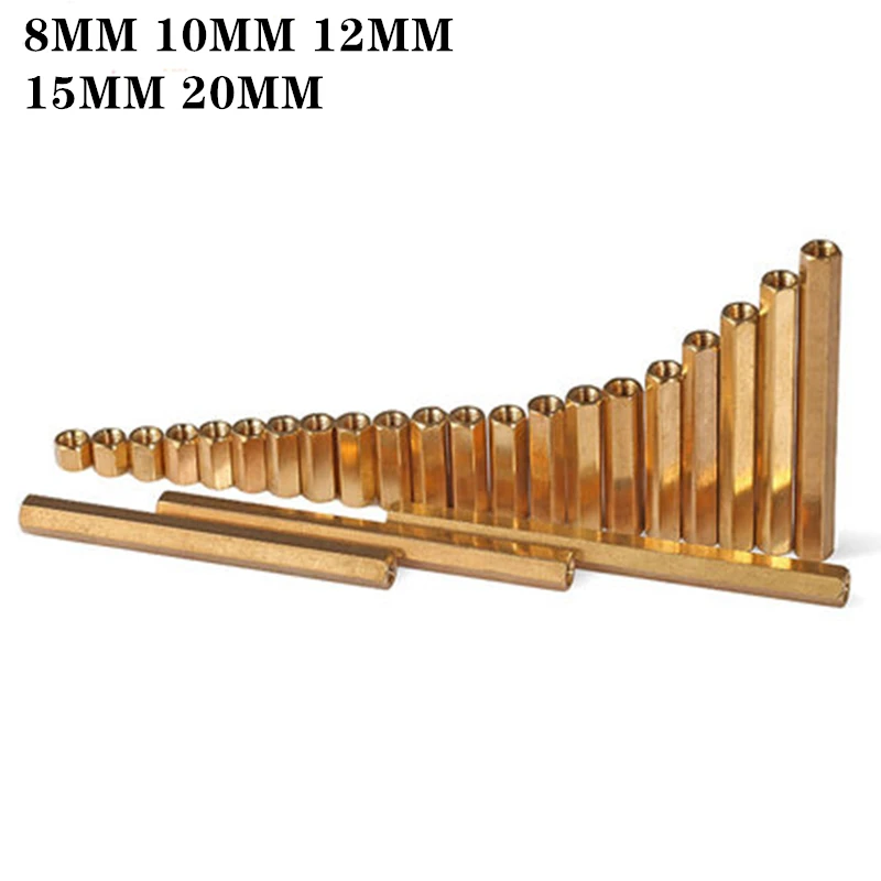 Медный стержень m3 шестигранный медный с одной головкой полый | Электроника