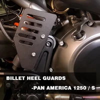motorcycle billet heel guards rear heel guard for pan america 1250 for pan america 1250 s pa 1250s 2021 2022