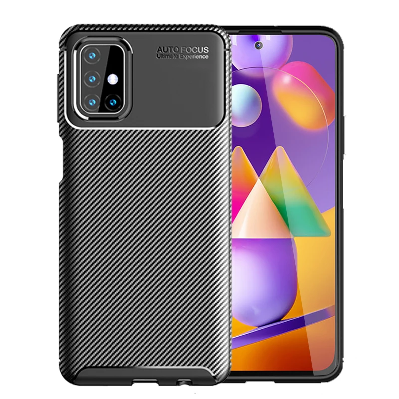 

For Cover Samsung Galaxy M31S Case For Samsung M31S TPU Cover for Samsung M51 M21 M01S A31 A51 A71 Note 20 S20 Ultra M31S Fundas