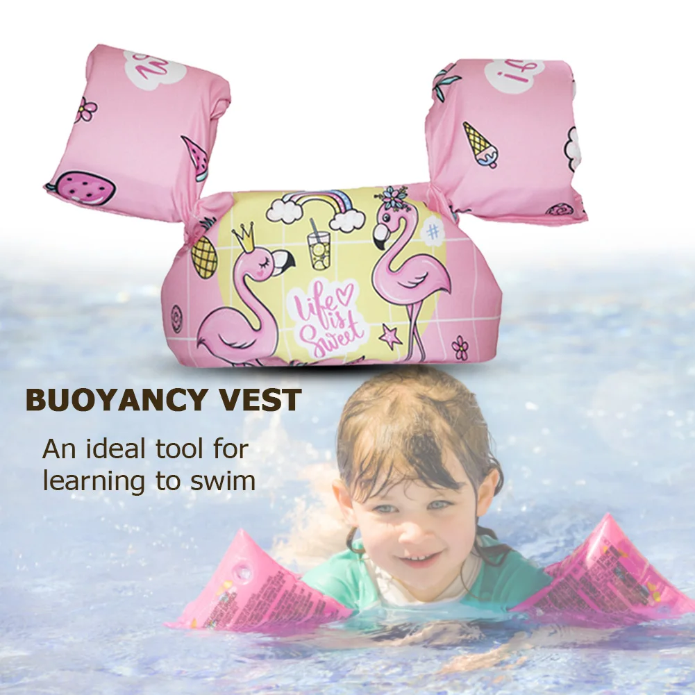 

Baby Float Cartoon Arm Sleeve Life Jacket Swimsuit Foam Safety Swimming Training Floating Pool Float Swimming Ring