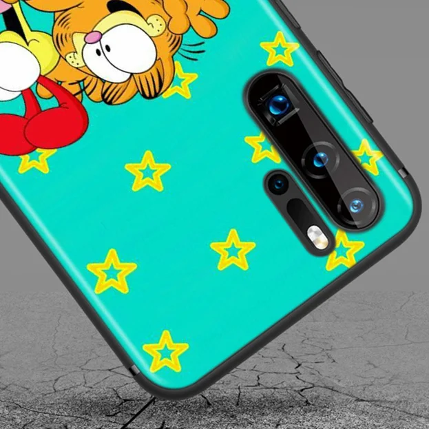 

Cartoon Cute Funny Cat For Huawei P40 P30 P20 P10 P9 P8 Lite E 5G 2017 2019 Pro Plus Phone Case